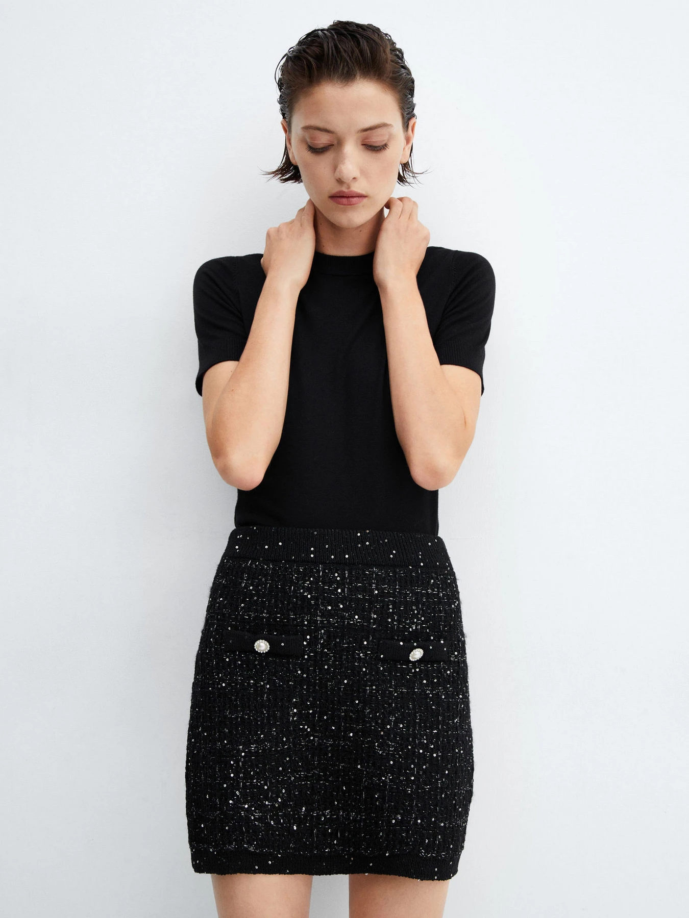 Спідниці MANGO Naomi модель 57089086_99 Фото
