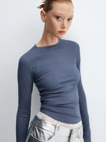 Худі та світшоти MANGO Saute модель 57037755_59 Фото