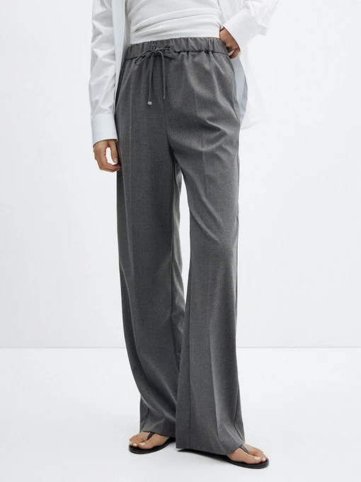 Штани MANGO Lazy модель 57026717_94 Фото