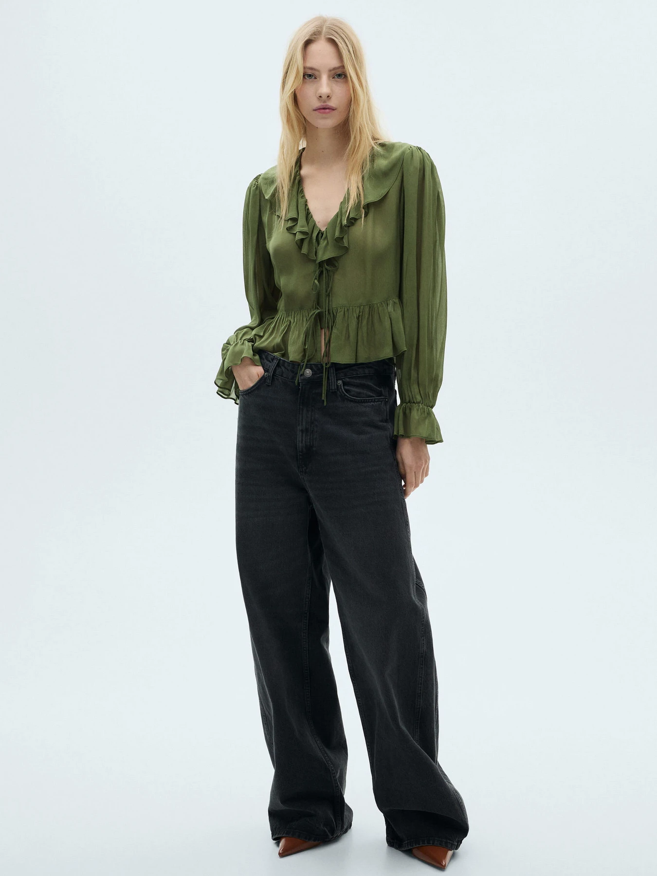 Сорочки MANGO FELIZ модель 87034073_37 Сорочки MANGO FELIZ модель 87034073_37 Фото
