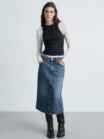 Юбки MANGO модель 87040637_TO Фото