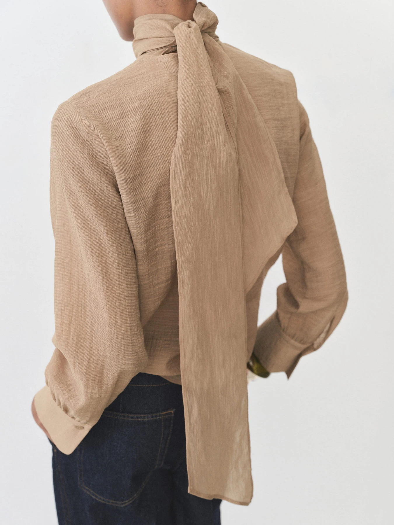 Рубашки MANGO BROWN модель 87025766_30 Фото