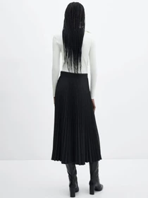 Юбки MANGO Pleat модель 57058271_99 Фото