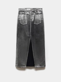 Юбки MANGO Shimmer модель 57049104_99 Фото