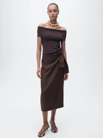 Юбки MANGO PAREO модель 87067175_32 Фото