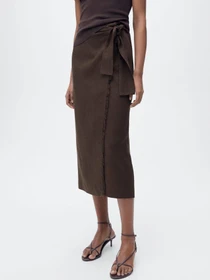 Юбки MANGO PAREO модель 87067175_32 Фото