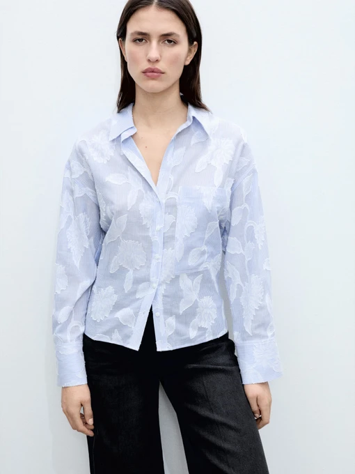 Рубашки MANGO YUNA модель 87027179_50 Фото