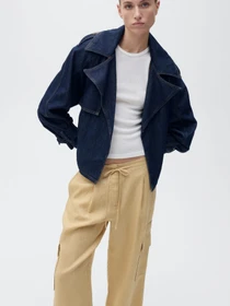 Брюки MANGO OLIVE модель 87059063_15 Фото