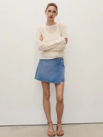 Юбки MANGO SKORT модель 87017185_TM Фото