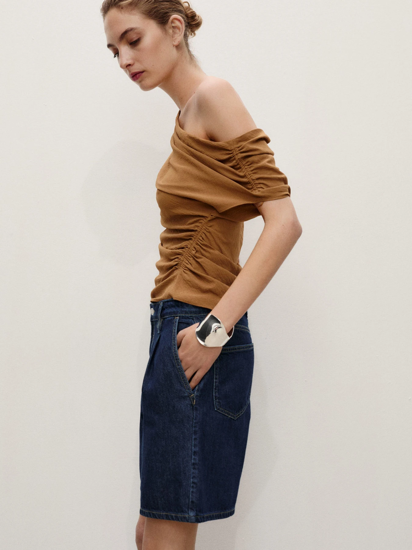 Шорты MANGO MARINA модель 87067705_TS Фото