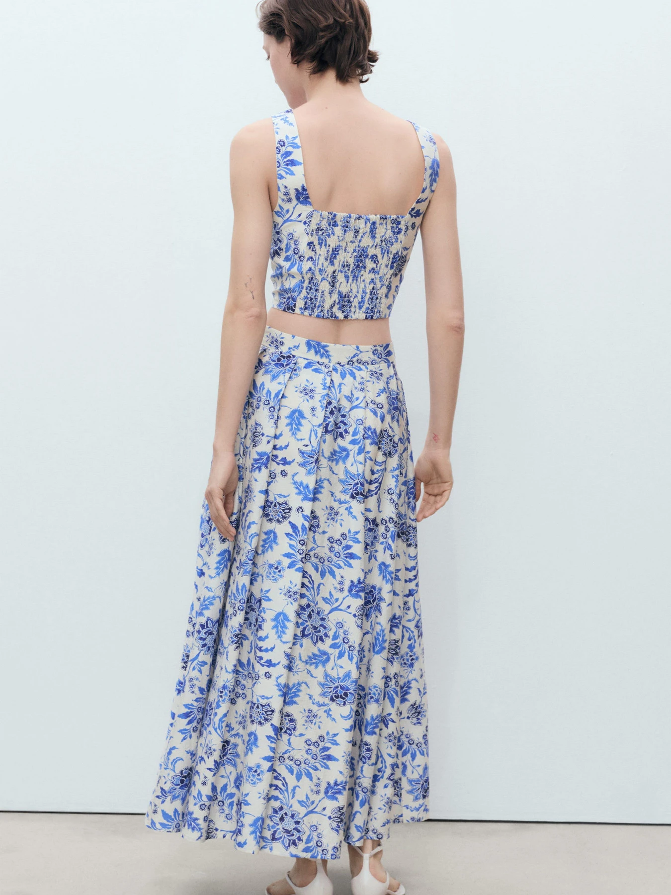 Юбки MANGO INDIGO модель 87068646_2 Фото