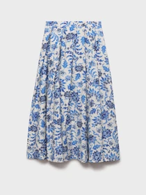 Юбки MANGO INDIGO модель 87068646_2 Фото
