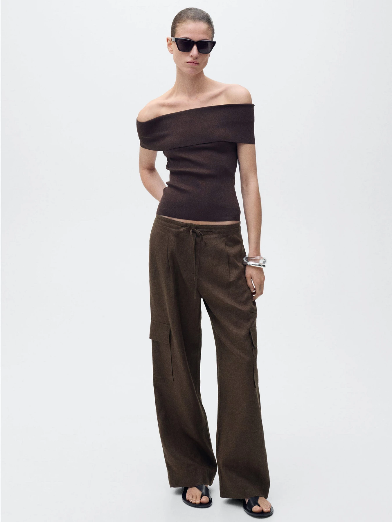 Штани MANGO OLIVE модель 87059063_30 Штани MANGO OLIVE модель 87059063_30 Фото