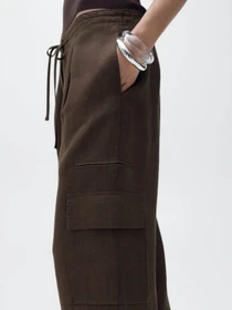 Штани MANGO OLIVE модель 87059063_30 Фото