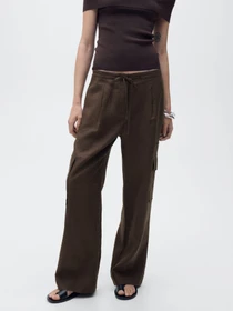 Штани MANGO OLIVE модель 87059063_30 Фото