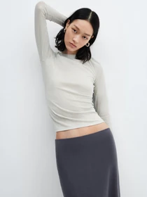 Худі та світшоти MANGO Secondbi модель 67010471_92 Фото