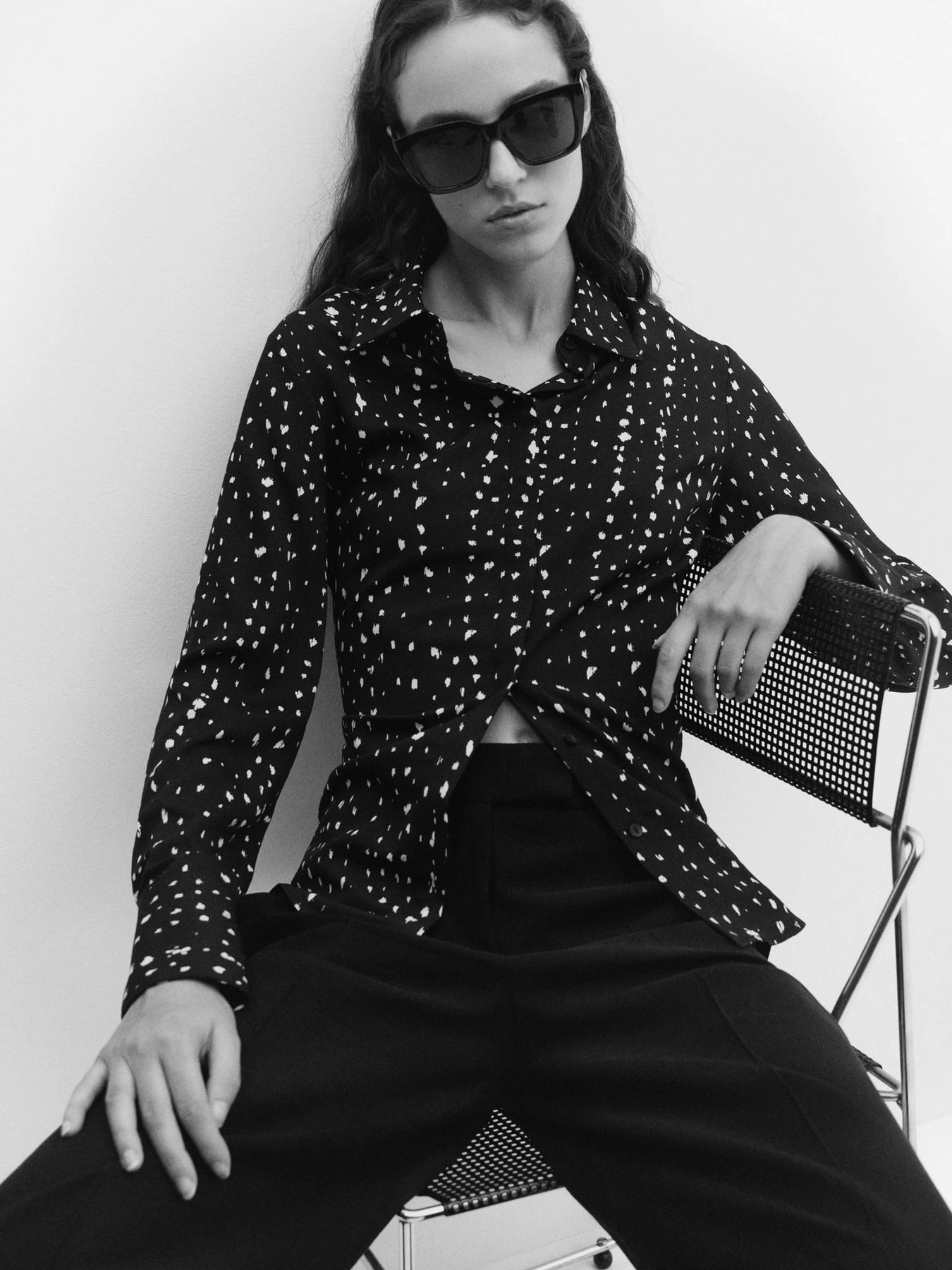 Сорочки MANGO BASIC модель 67020435_34 Фото