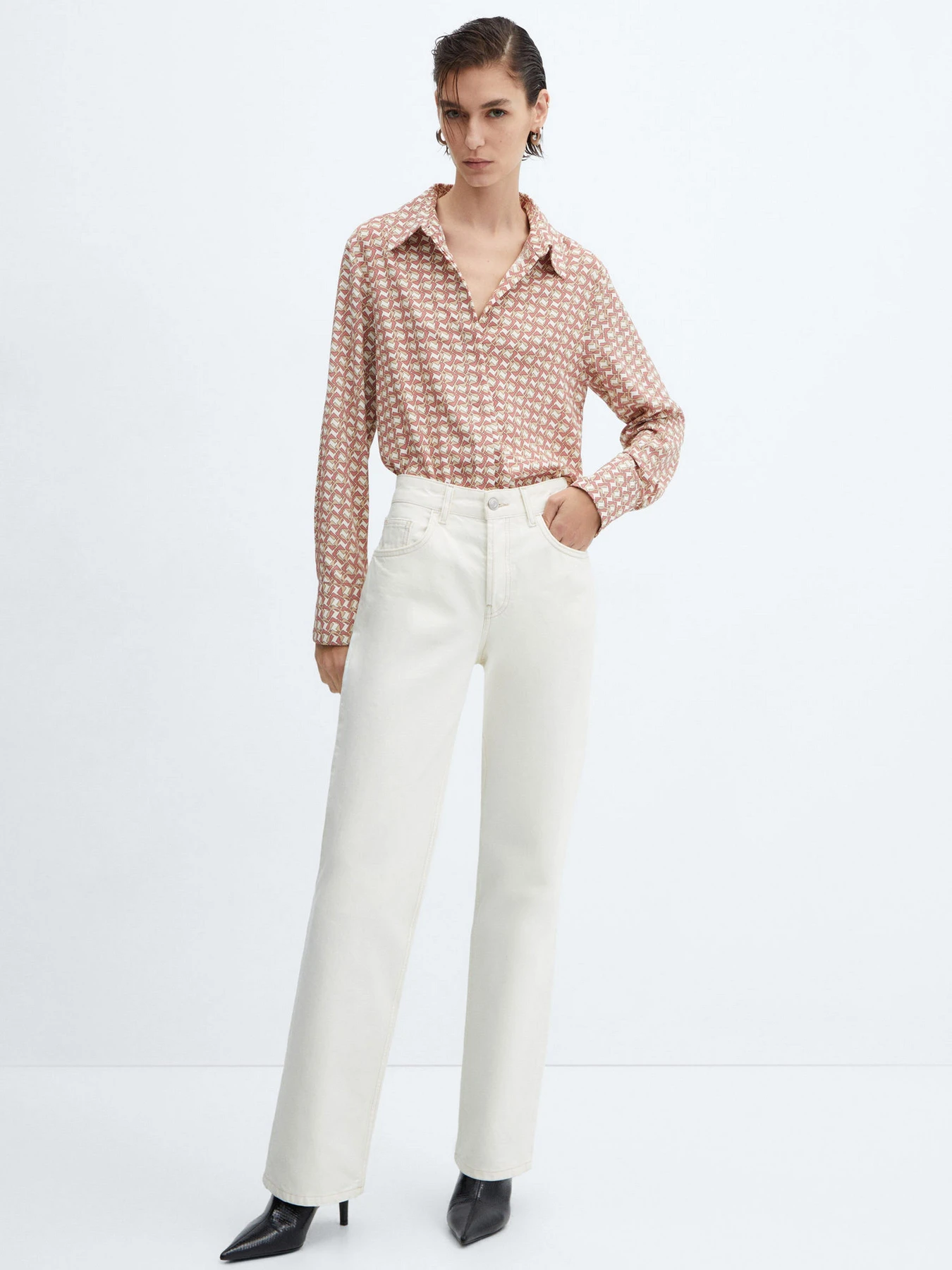 Рубашки MANGO BASIC модель 67020435_79 Фото