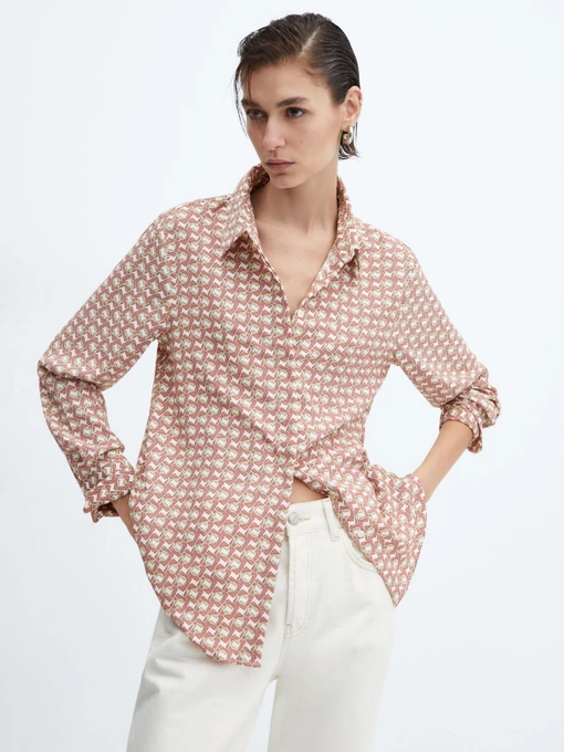 Рубашки MANGO BASIC модель 67020435_79 Фото