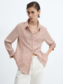 Сорочки MANGO BASIC модель 67020435_79 Фото