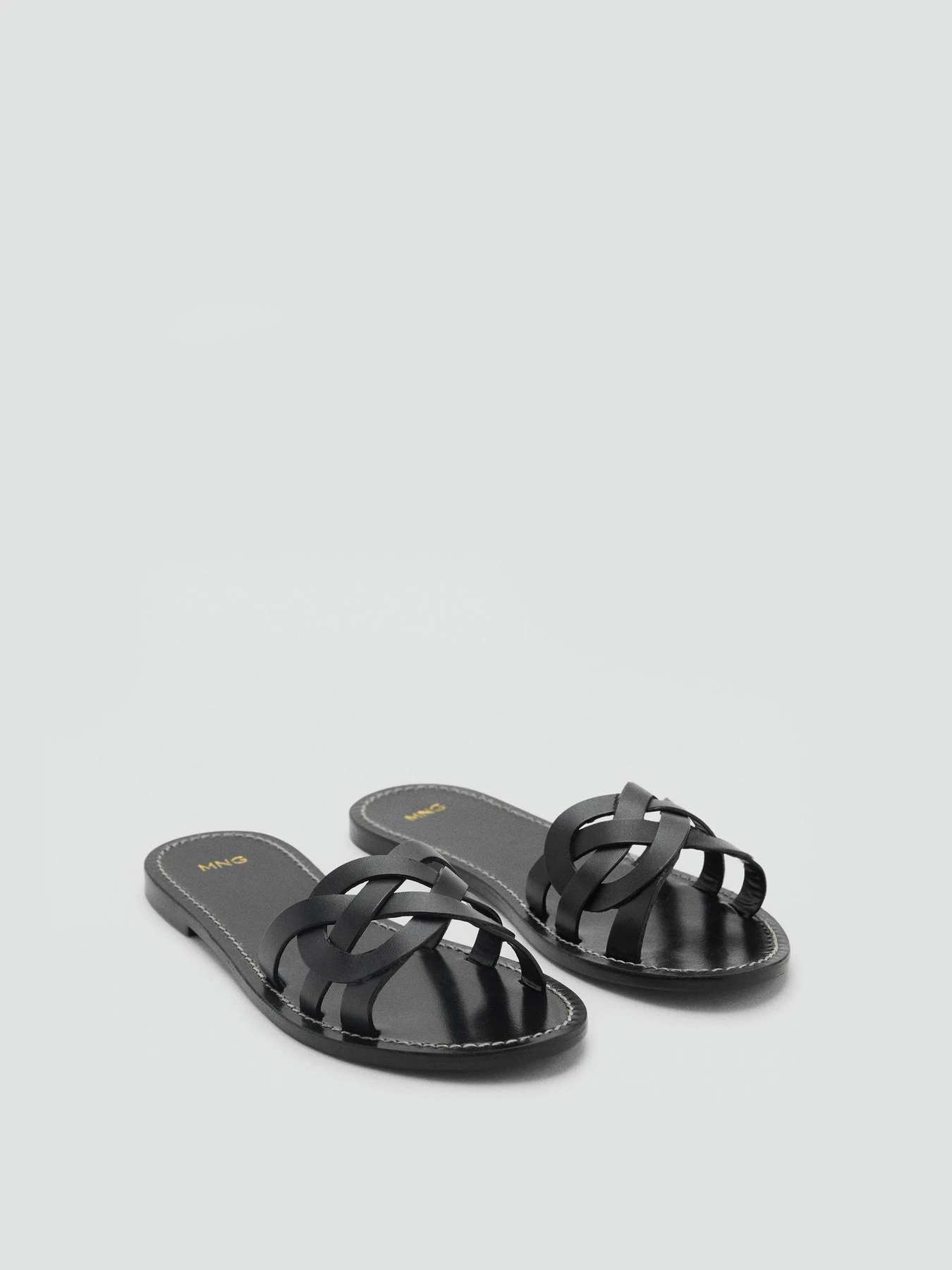 Шлёпанцы MANGO модель 87037164_99 Шлёпанцы MANGO модель 87037164_99 Фото