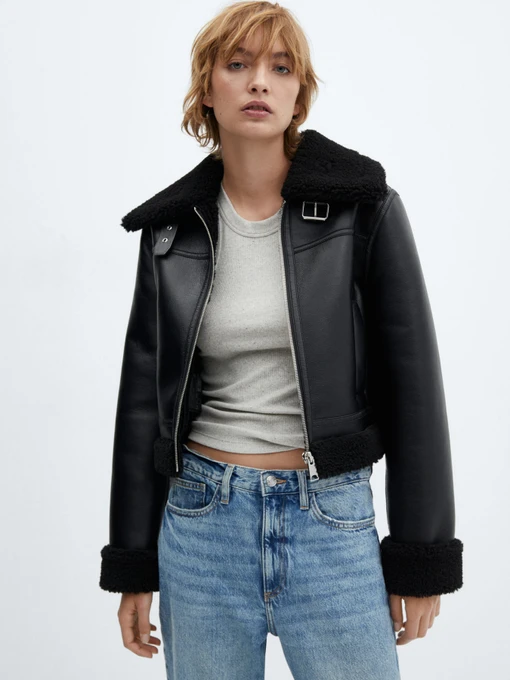 Куртки та дублянки MANGO Bicho модель 67030447_99 Фото