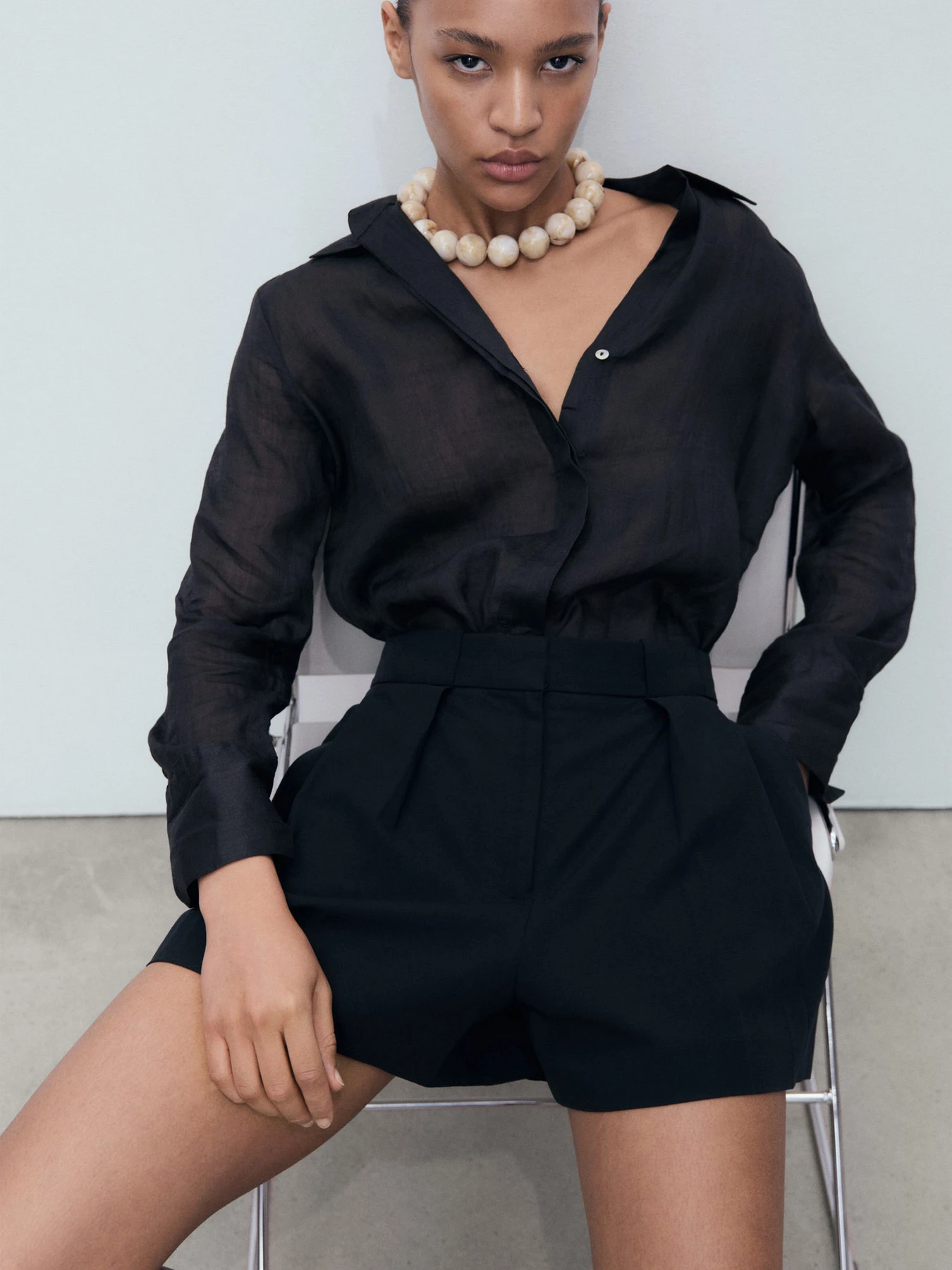Шорты MANGO GRETA модель 17041206_99 Шорты MANGO GRETA модель 17041206_99 Фото