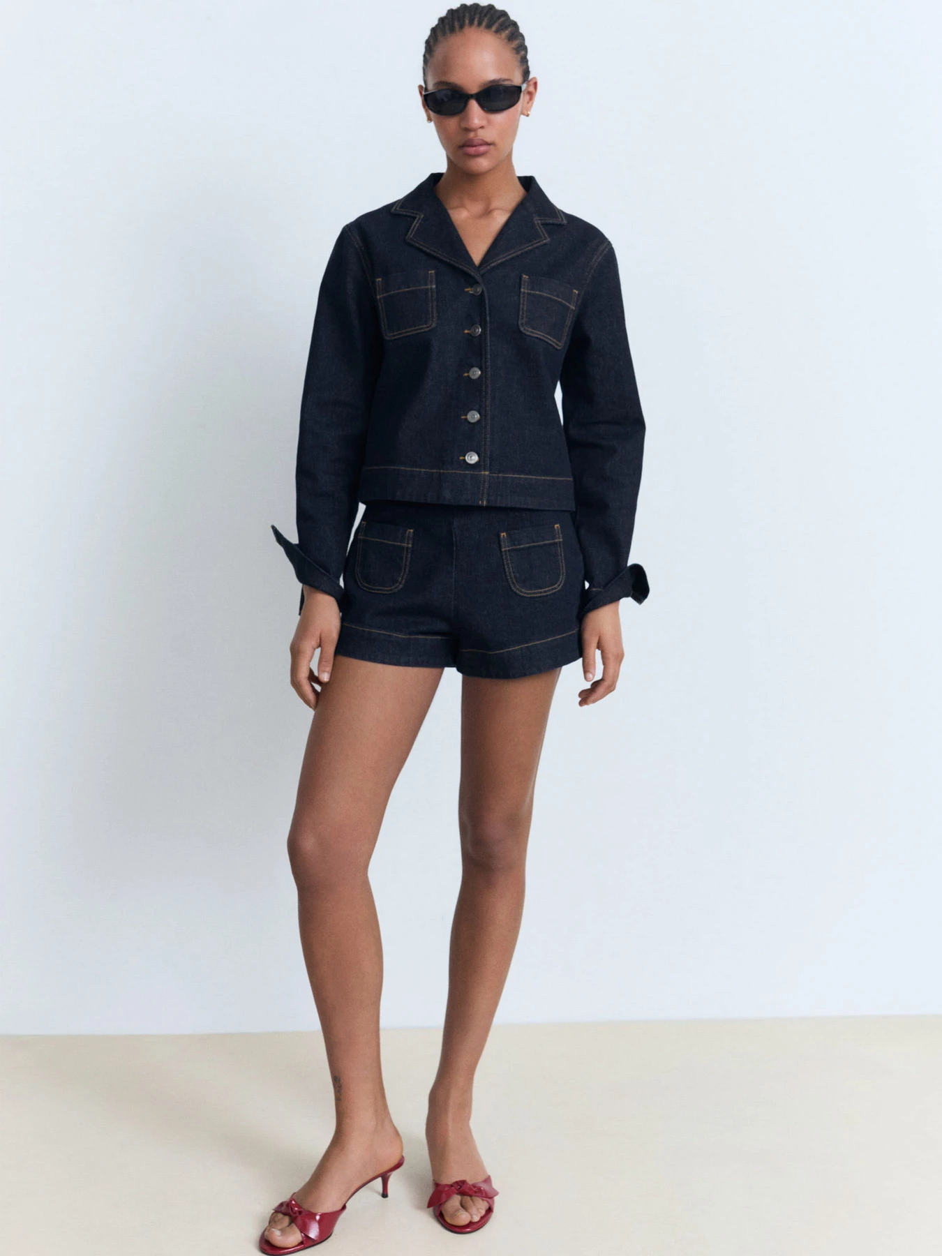 Шорты MANGO LIVIA модель 17051266_TS Шорты MANGO LIVIA модель 17051266_TS Фото