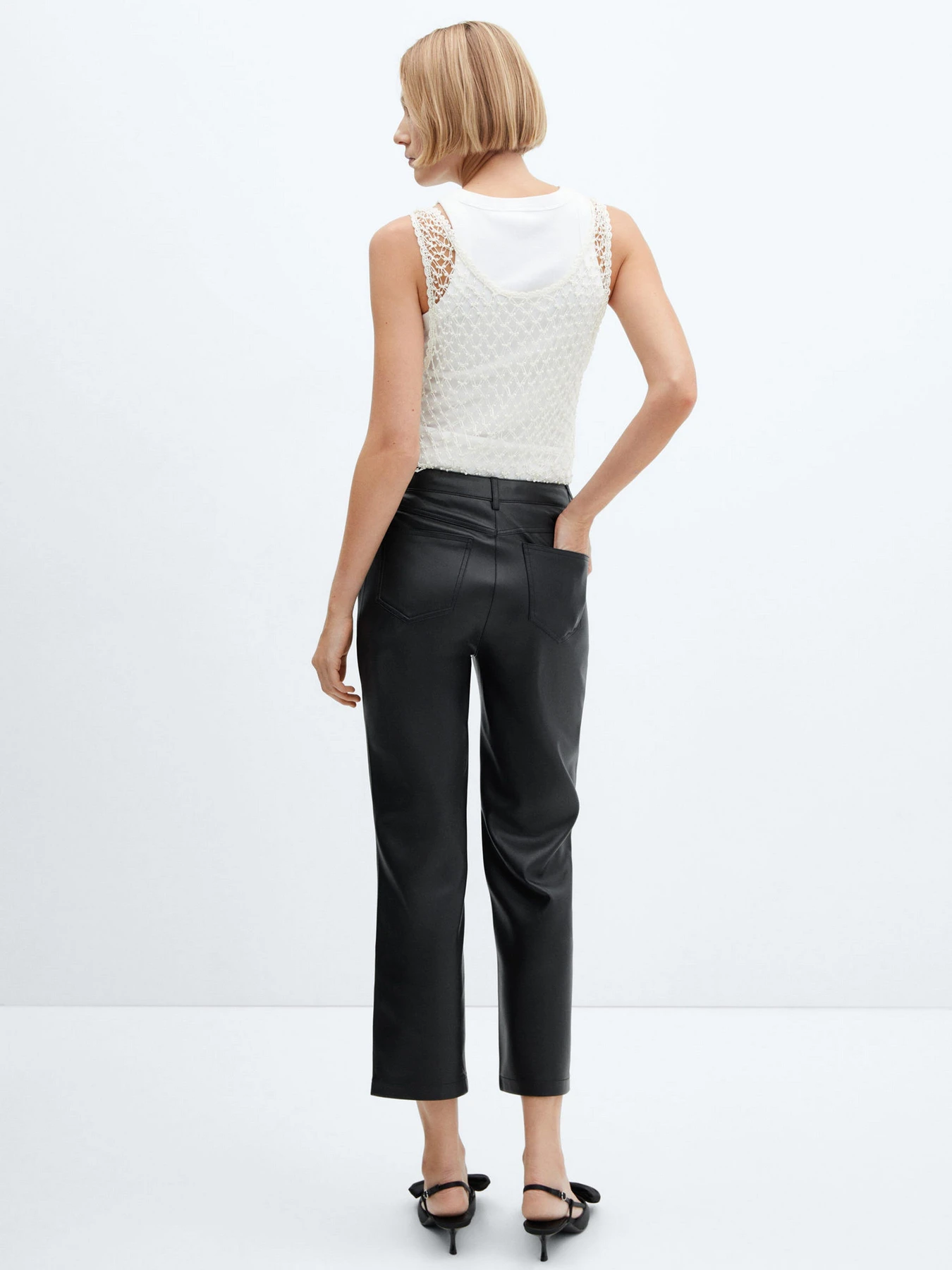 Брюки MANGO Lille модель 67040464_99 Фото
