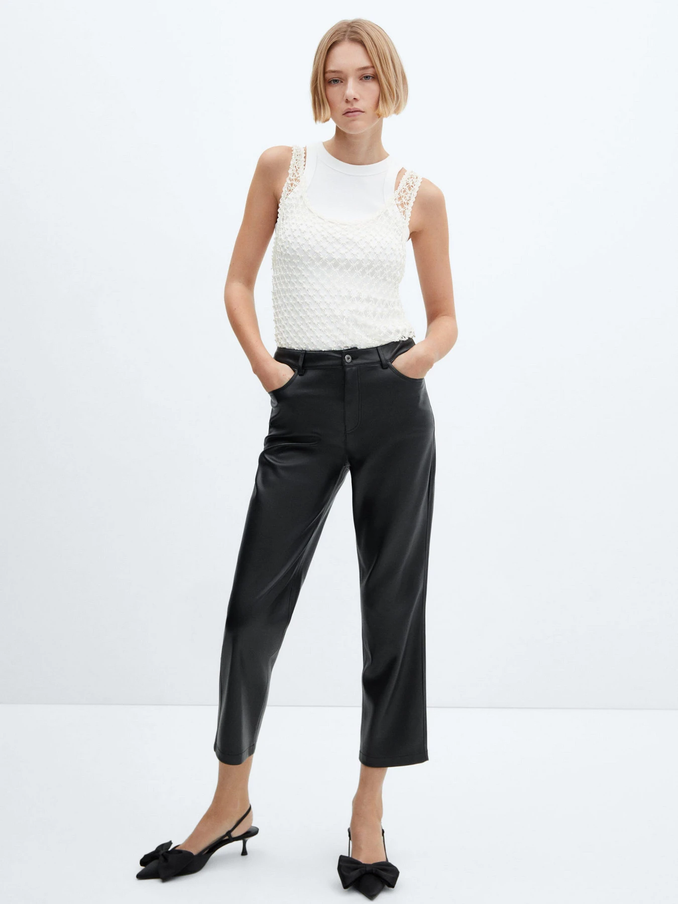 Брюки MANGO Lille модель 67040464_99 Фото