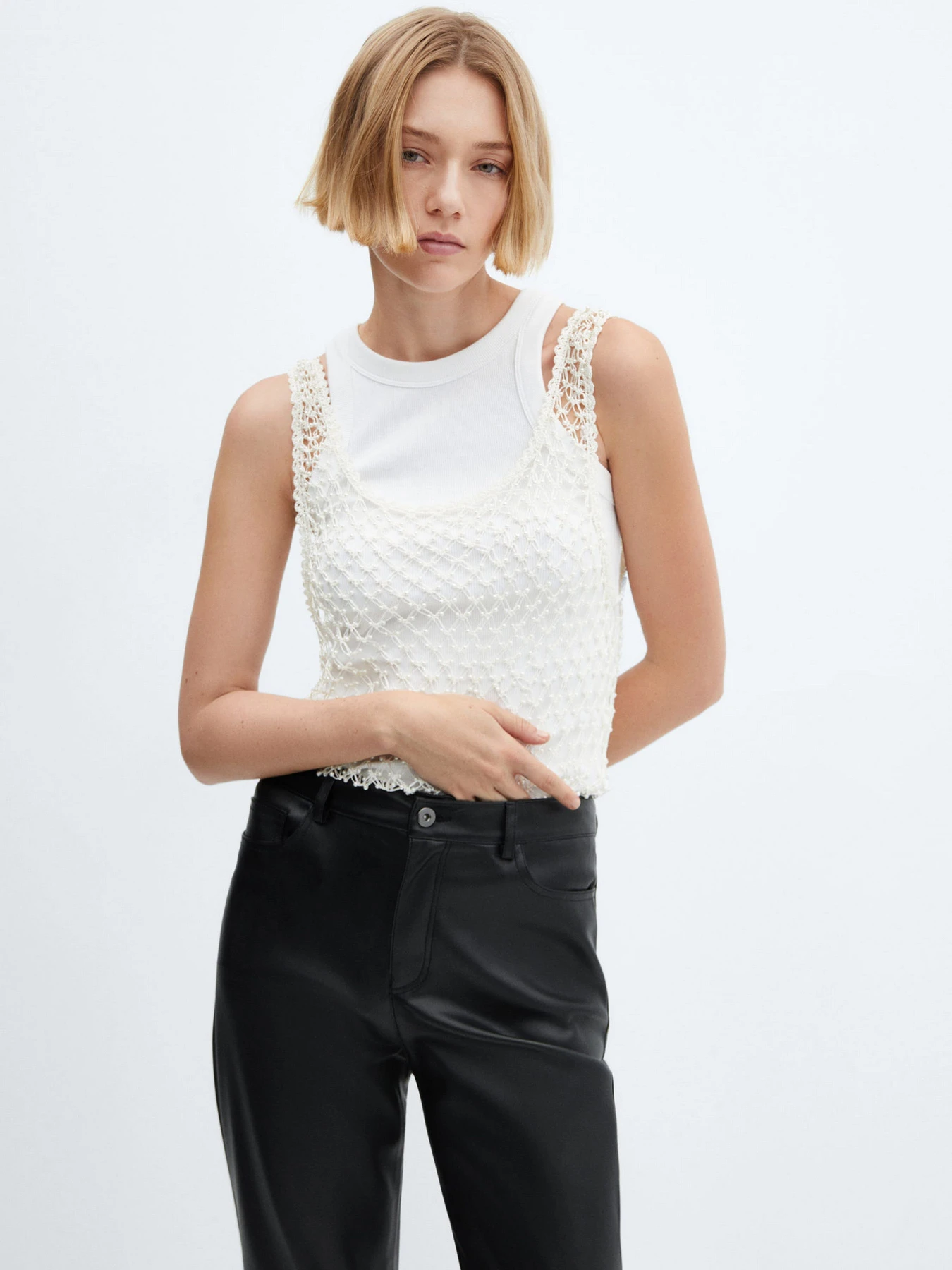 Брюки MANGO Lille модель 67040464_99 Фото