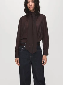 Сорочки MANGO BROWN модель 17044138_32 Фото
