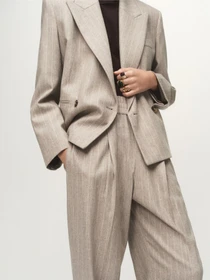Штани MANGO GREY модель 17057140_92 Фото
