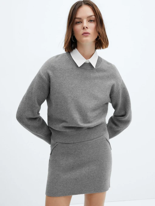 Свитры и кардиганы MANGO NORA модель 67050456_92 Фото