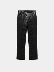 Штани MANGO Croco модель 67090468_99 Фото