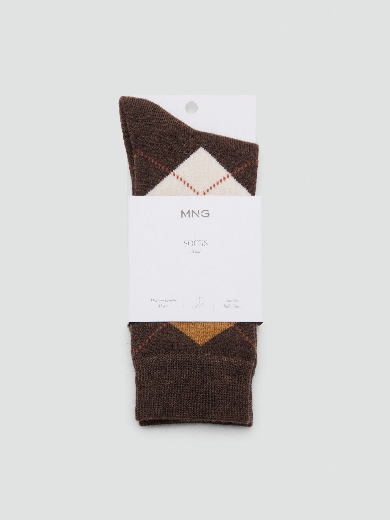 Шкарпетки та гольфи MANGO ARGYLE модель 17056351_32 Фото