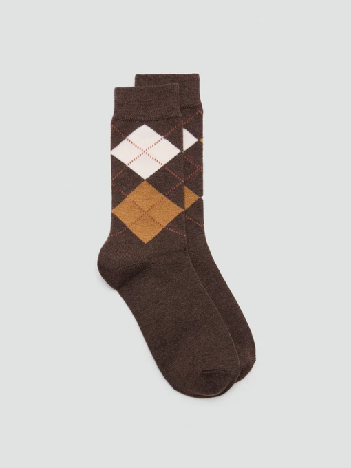 Носки и гольфы MANGO ARGYLE модель 17056351_32 Фото