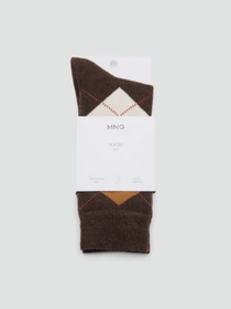 Шкарпетки та гольфи MANGO ARGYLE модель 17056351_32 Фото