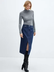 Юбки MANGO Soleil модель 67090440_TO Фото
