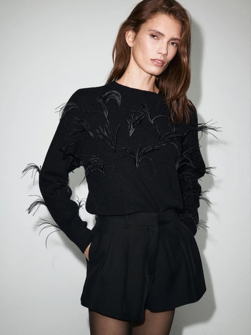 Светри та кардигани MANGO PLUME модель 17009131_99 Фото