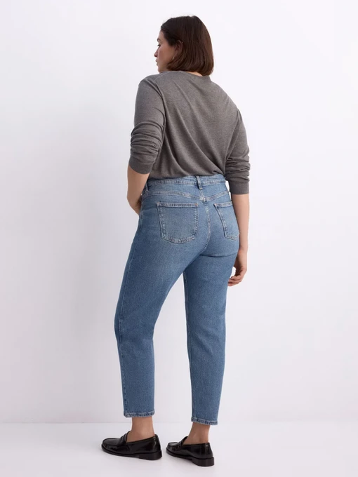Бавовняні Жіночі Джинси мом MANGO NEWMOM фото 3