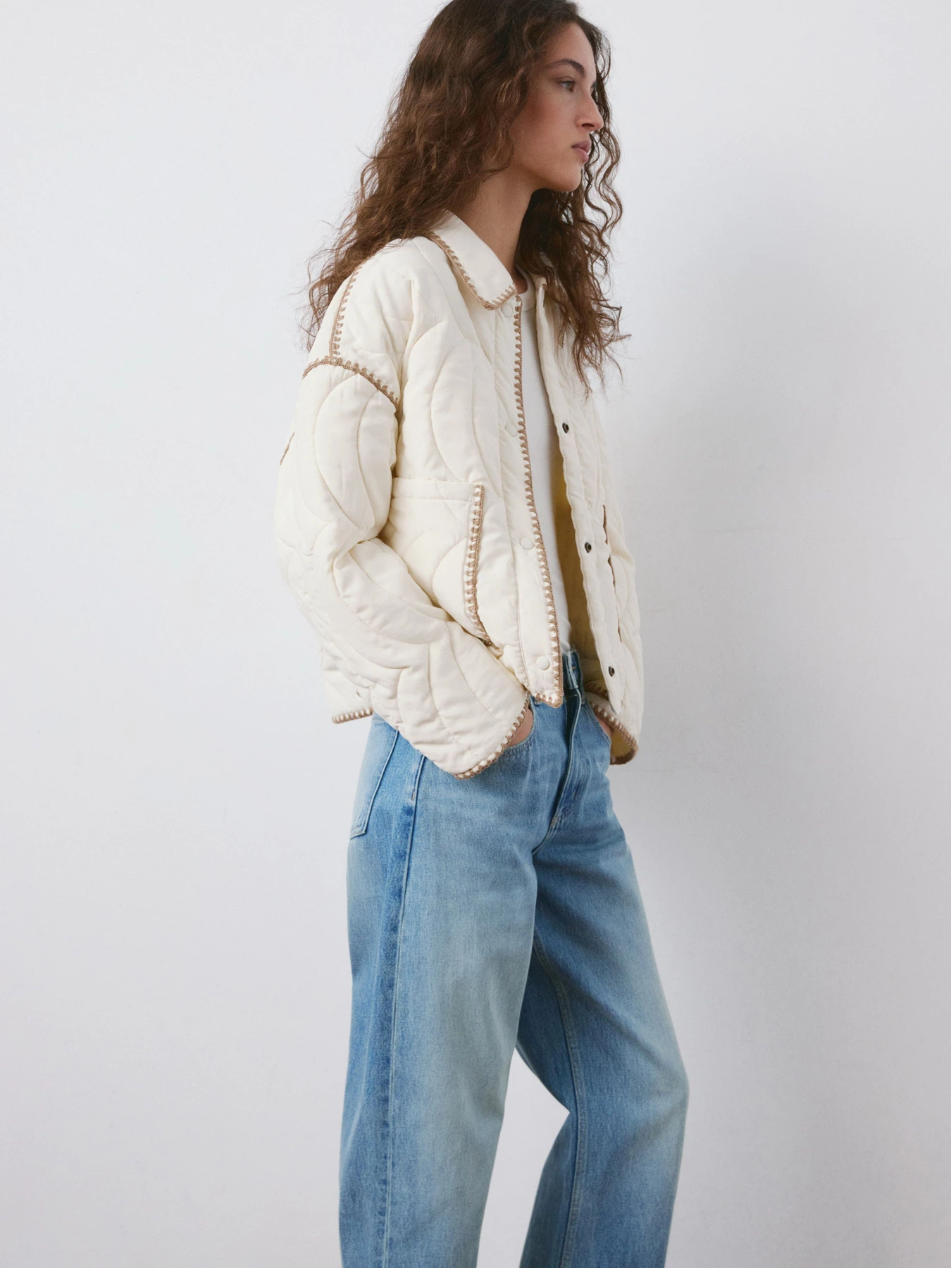 Куртки та дублянки MANGO ZIGZAG модель 27066713_5 Фото