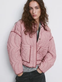 Куртки и дубленки MANGO ZIGZAG модель 27066713_85 Фото