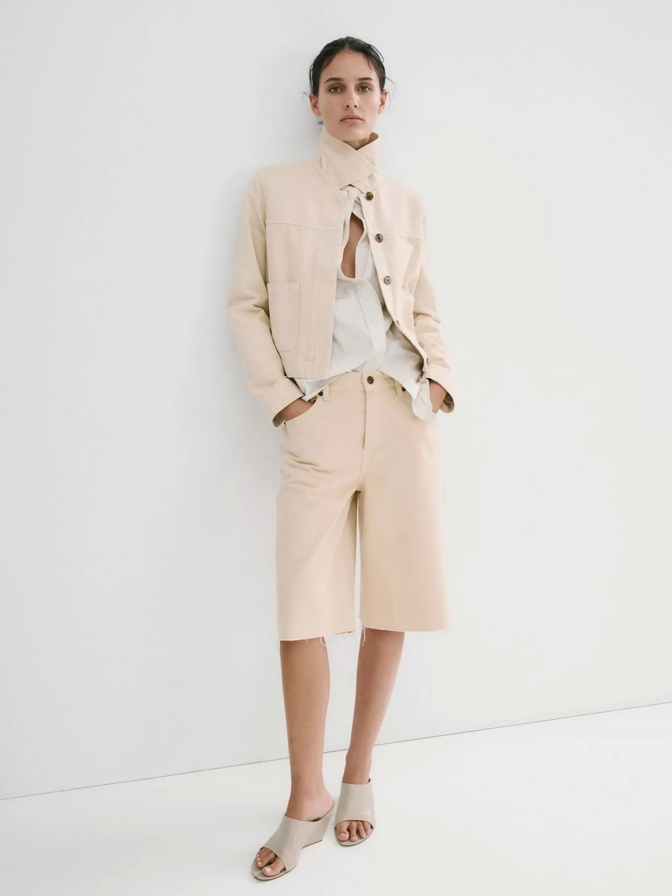 Шорты MANGO MILANO модель 27097142_10 Шорты MANGO MILANO модель 27097142_10 Фото
