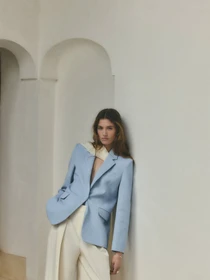Піджаки MANGO AZUR модель 27067941_50 Фото