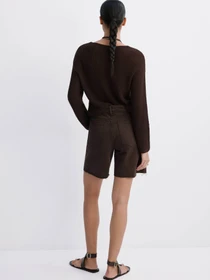 Шорты MANGO ANNE модель 37081370_32 Фото