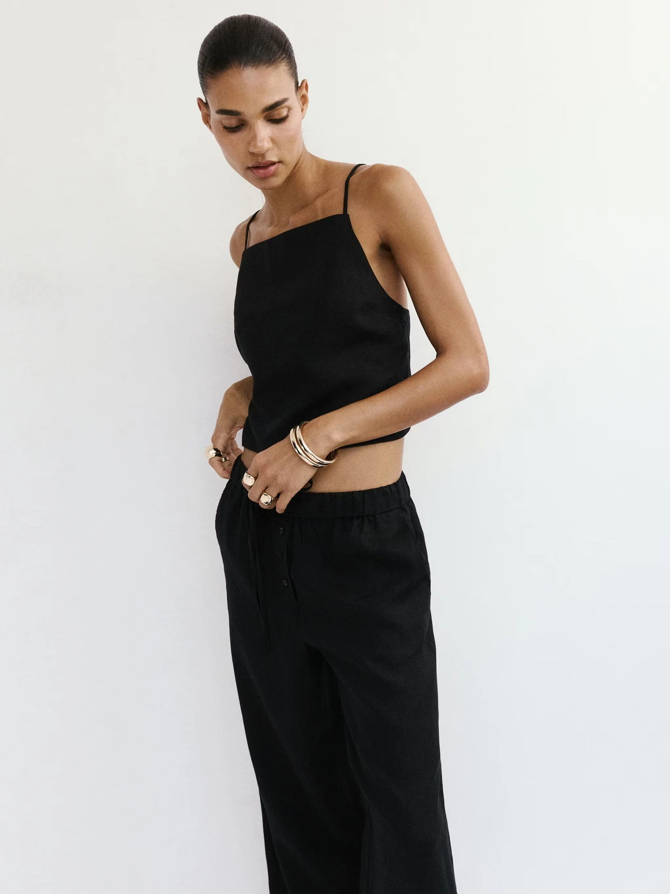 Брюки MANGO модель 37061437_99 Фото