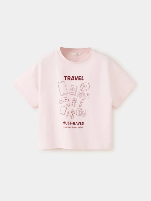 Бавовняна Дитяча Футболка MANGO TRAVEL фото 3