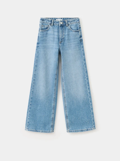 Бавовняні Дитячі Широкі джинси MANGO WIDED фото 3