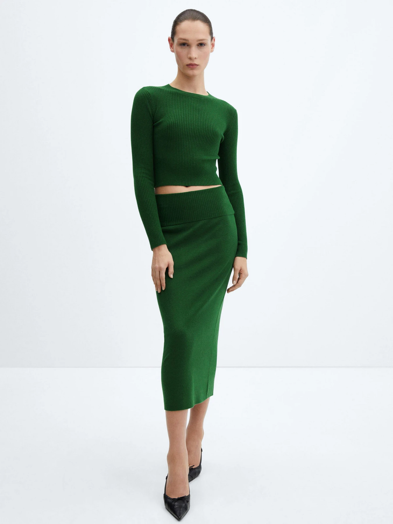 Спідниці MANGO PRINCHES модель 67043264_43 Фото